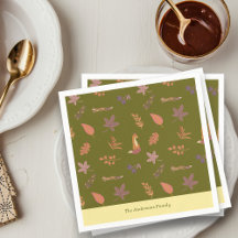 Whimsical Woodlands Fall Vibes Personalise Family
