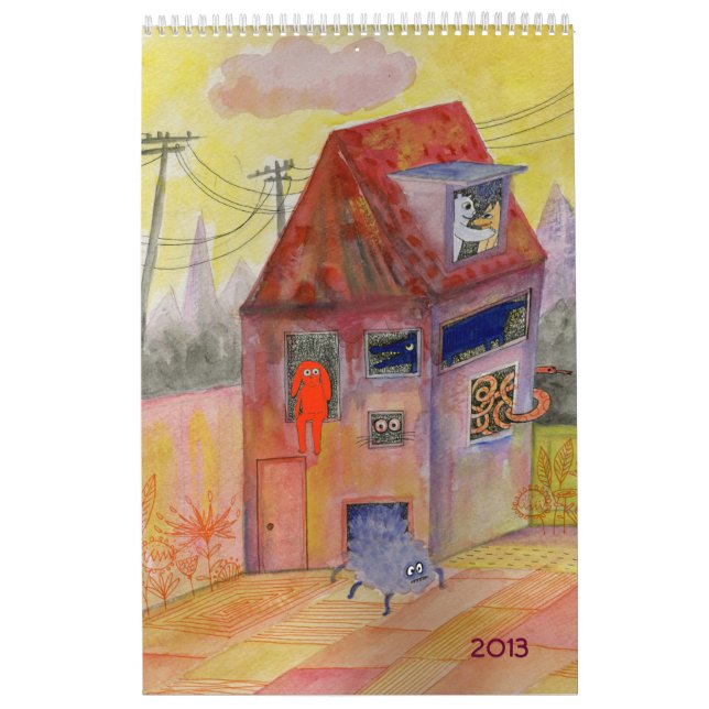 whimsical world - calendar (Cover)