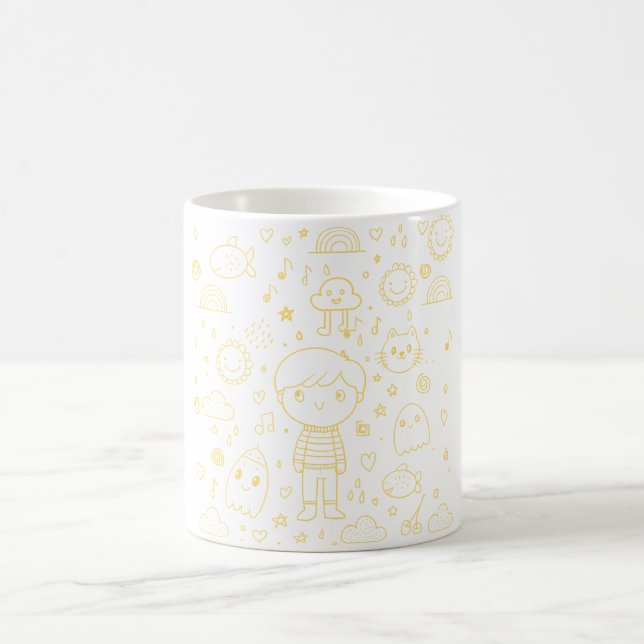 Whimsical world  coffee mug (Center)