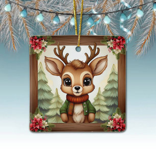 Whimsical Xmas Reindeer Holiday Decoration  🦌🎄