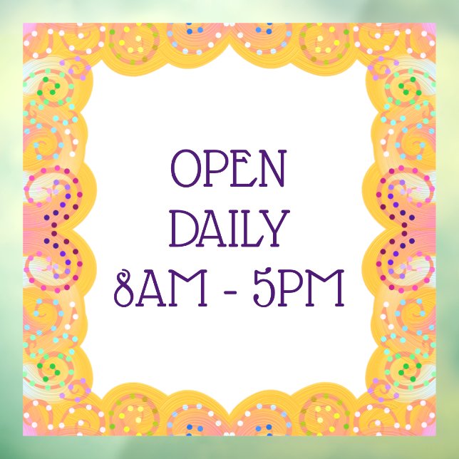 Whimsical Yellow Border (Sheet 3)