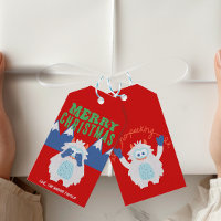 Whimsical Yeti Kids Christmas No Peeking