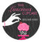 Whimsical Zebra and Cherry Cupcake Bakery Seals