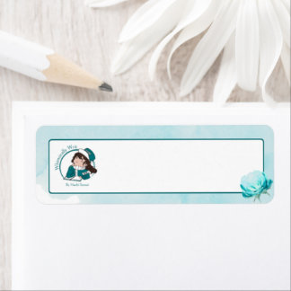 Whimsically Writ Logo Address Stickers