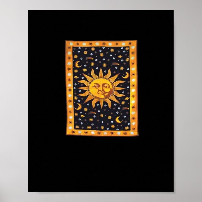 Whimsigoth 90s Sun And Moon Poster (Front)