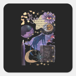 Whimsigoth Aesthetic 90s Square Sticker