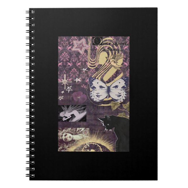 Whimsigoth Aesthetic Oversized Notebook (Front)