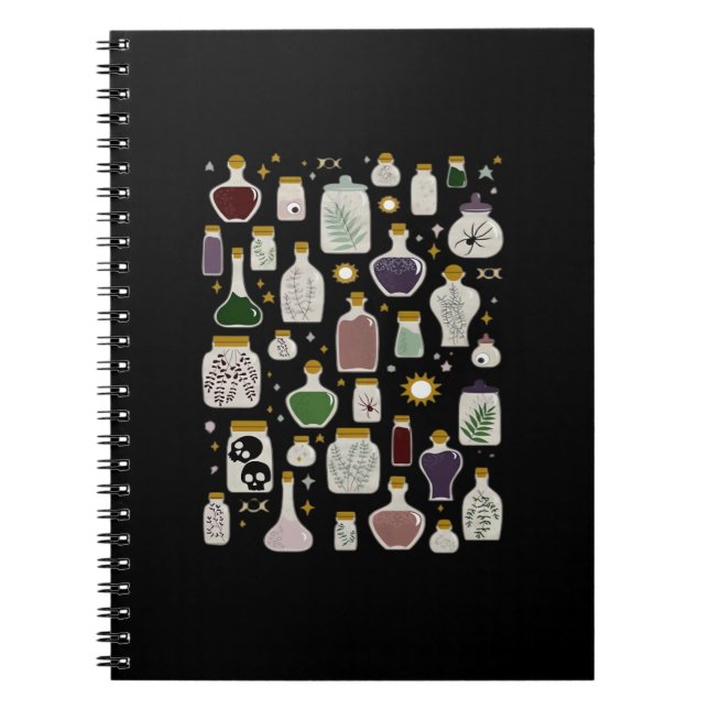 Whimsigoth Apothecary For Lights Notebook (Front)
