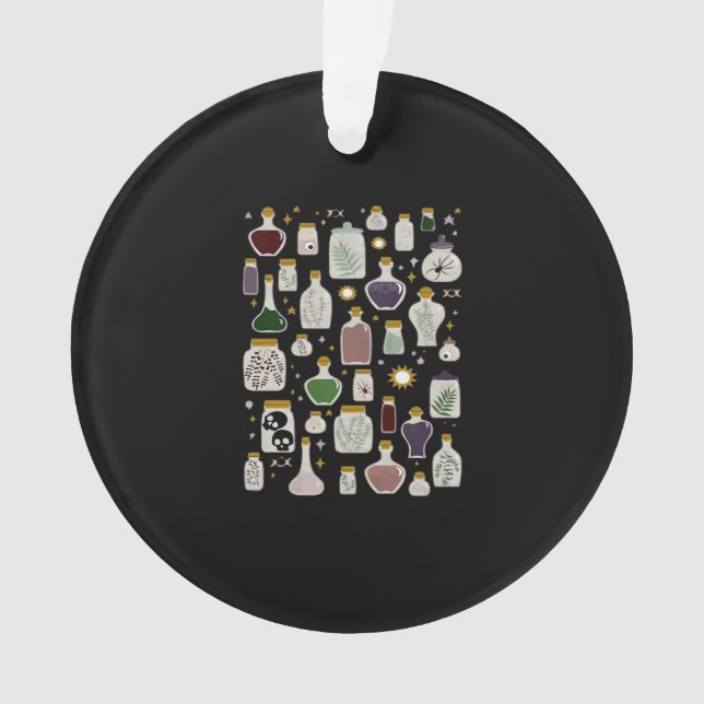 Whimsigoth Apothecary For Lights Ornament (Front)