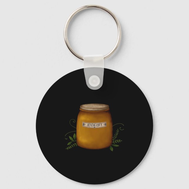 Whimsigoth Apothecary Jar Key Ring (Front)