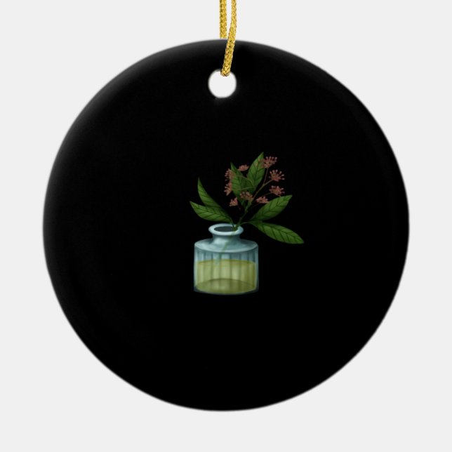 Whimsigoth Apothecary Vase Classic Ceramic Ornament (Front)