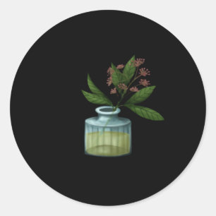 Whimsigoth Apothecary Vase Classic Classic Round Sticker
