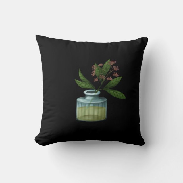 Whimsigoth Apothecary Vase Classic Cushion (Front)