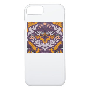 Whimsigoth Butterfly Florals - Purple, Lavender An iPhone 8/7 Case