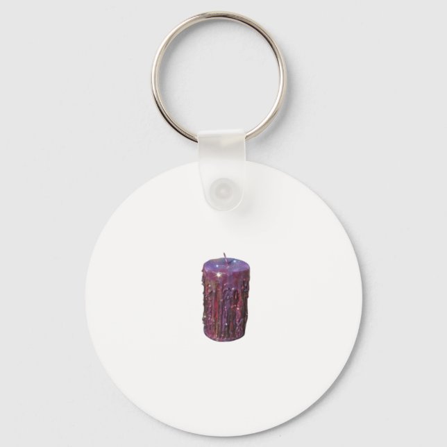 Whimsigoth Candle Classic Key Ring (Front)
