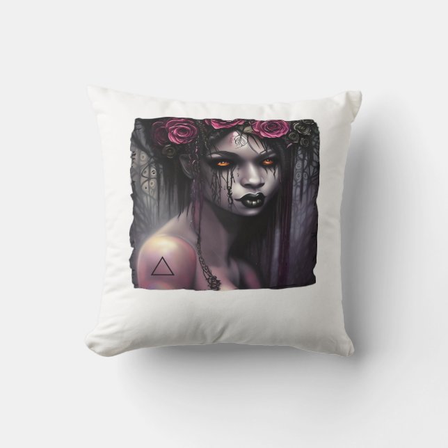 Whimsigoth Classic Funny Cushion (Front)