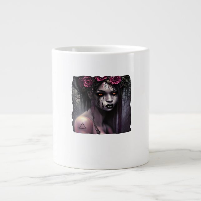 Whimsigoth Classic Funny Large Coffee Mug (Front)