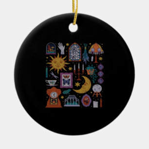 Whimsigoth Classic – Gothic Romance Autumn Aesthet Ceramic Ornament