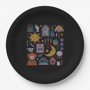 Whimsigoth Classic – Gothic Romance Autumn Aesthet Paper Plate