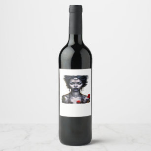 Whimsigoth Classic Magic Wine Label