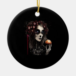 Whimsigoth – Classic Moons and Haunted Gardens Ceramic Ornament