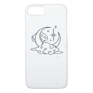 Whimsigoth Clouds Moon Witchy Classic iPhone 8/7 Case