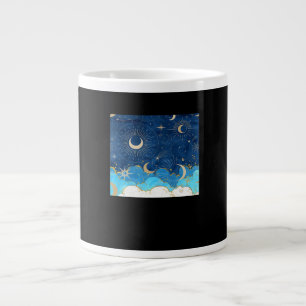 Whimsigoth Clouds Sun Moon Witchy Classic Large Coffee Mug