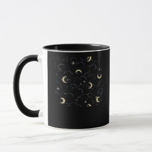 Whimsigoth Clouds Sun Moon Witchy Mug