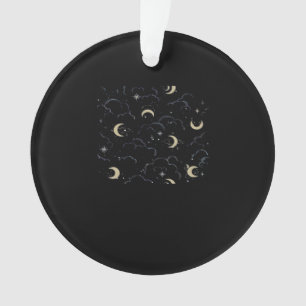 Whimsigoth Clouds Sun Moon Witchy Ornament