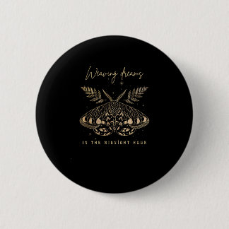 Whimsigoth Cottagecore Goblincore Mystical Moth Go 6 Cm Round Badge