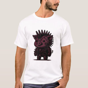 Whimsigoth Cyborg Sloth Vintage Art Design Classic T-Shirt