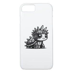 Whimsigoth Cyborg Turtle Vintage Art Design Classi iPhone 8/7 Case