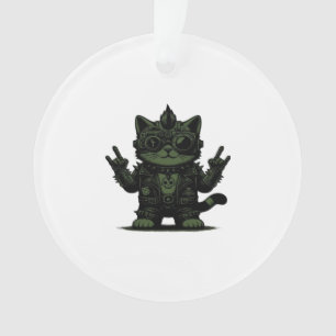 Whimsigoth Cyborg Vintage Art Design Classic Ornament