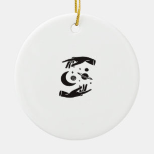 Whimsigoth Design Ceramic Ornament