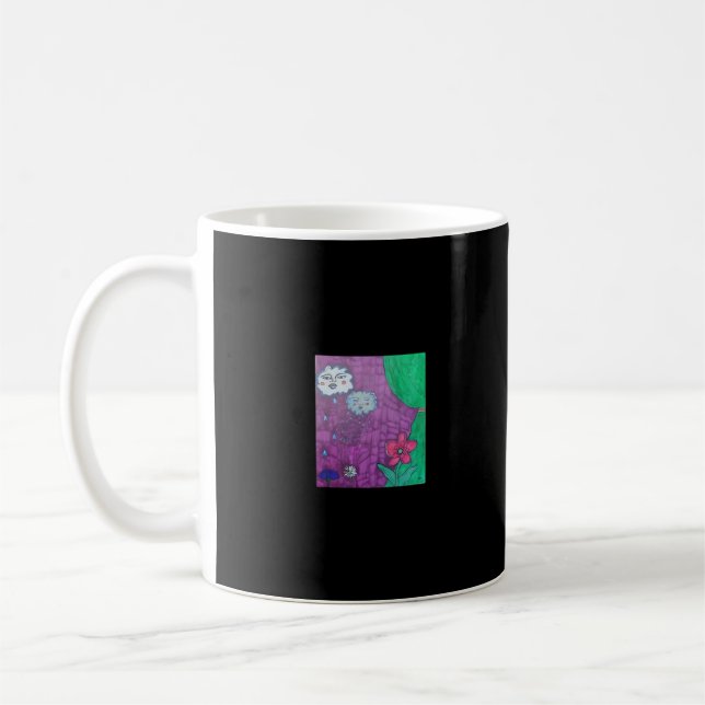 Whimsigoth Design For Halloween Coffee Mug (Left)