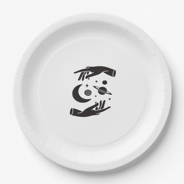 Whimsigoth Design Paper Plate (Front)