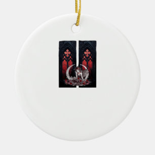 Whimsigoth Fairy Gothic Style Classic Ceramic Ornament