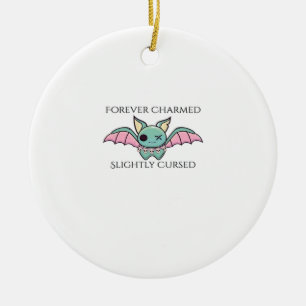 Whimsigoth Fantasy – Mystical Forests, Moons & Mag Ceramic Ornament