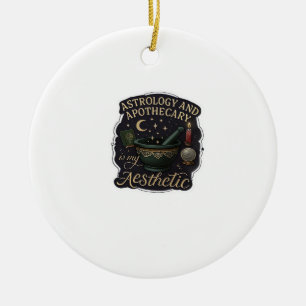 Whimsigoth Fantasy – Mystical Forests, Moons & Mag Ceramic Ornament