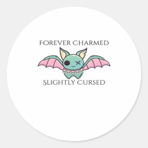 Whimsigoth Fantasy – Mystical Forests, Moons & Mag Classic Round Sticker