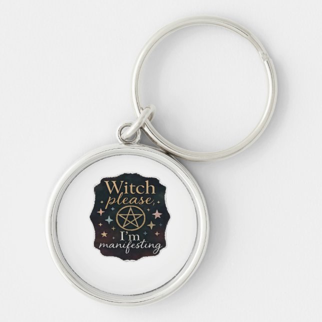 Whimsigoth Fantasy – Mystical Forests, Moons & Mag Key Ring (Front)