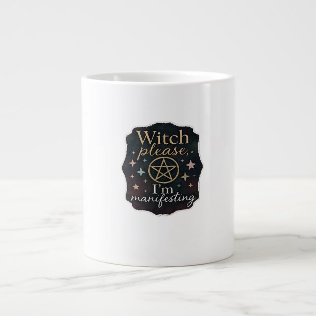 Whimsigoth Fantasy – Mystical Forests, Moons & Mag Large Coffee Mug (Front)