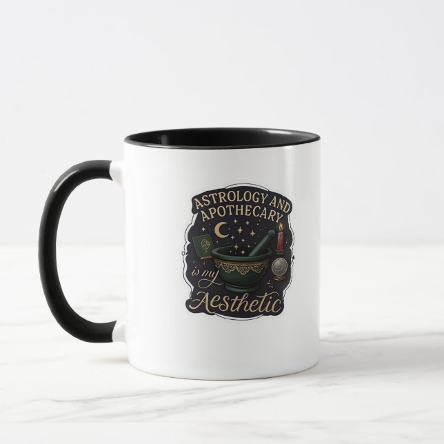 Whimsigoth Fantasy – Mystical Forests, Moons & Mag Mug (Left)