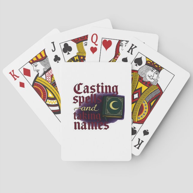 Whimsigoth Fantasy – Mystical Forests, Moons & Mag Playing Cards (Back)