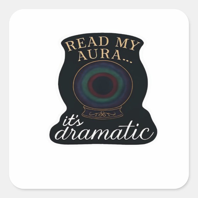 Whimsigoth Fantasy – Mystical Forests, Moons & Mag Square Sticker (Front)