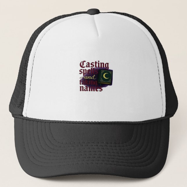 Whimsigoth Fantasy – Mystical Forests, Moons & Mag Trucker Hat (Front)