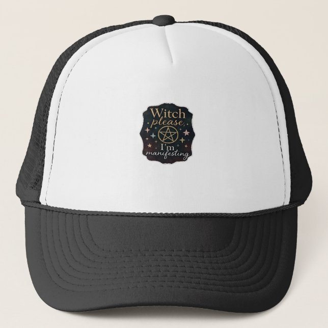 Whimsigoth Fantasy – Mystical Forests, Moons & Mag Trucker Hat (Front)