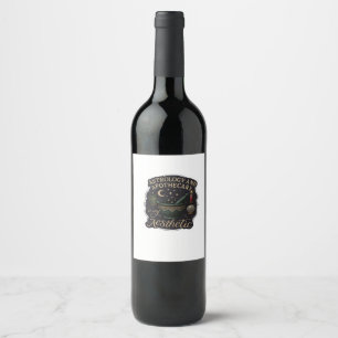 Whimsigoth Fantasy – Mystical Forests, Moons & Mag Wine Label