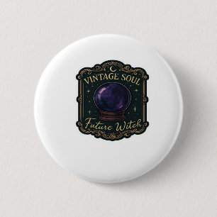 Whimsigoth Fantasy Mystical Forests, Moons & Magic 6 Cm Round Badge