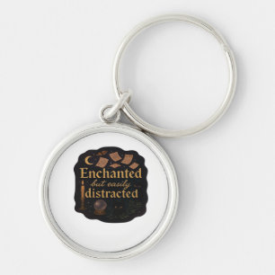 Whimsigoth Fantasy Mystical Forests, Moons & Magic Key Ring